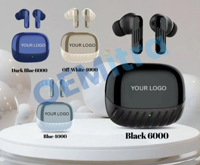 Custom TWS Earbuds T_042 – OEM Manufacturing with Logo & Branding