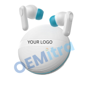 Custom TWS Earbuds T_025 – OEM Manufacturing with Logo & Branding