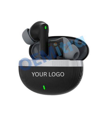 Custom TWS Earbuds T_024 – OEM Manufacturing with Logo & Branding