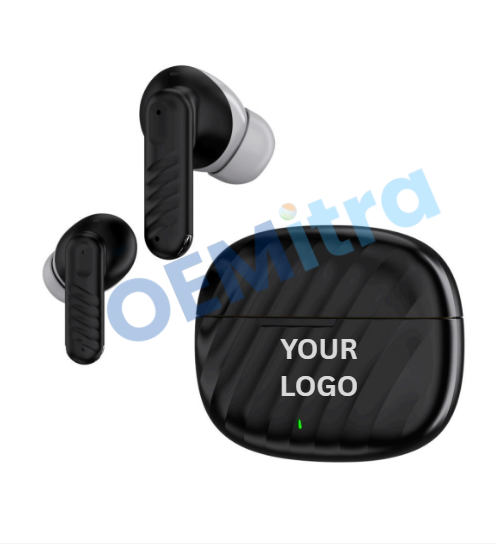 Custom TWS Earbuds T_018 – OEM Manufacturing with Logo & Branding