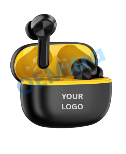 Custom TWS Earbuds T_016 – OEM Manufacturing with Logo & Branding
