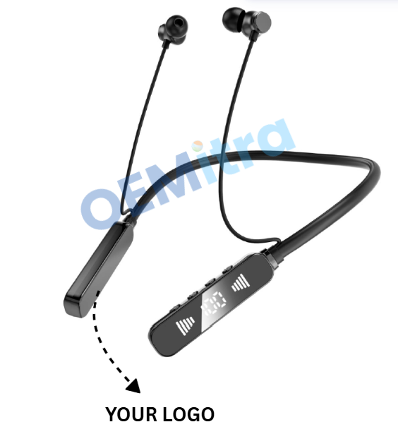 Custom Bluetooth Neckband NB_049 – OEM Manufacturing with Logo & Branding