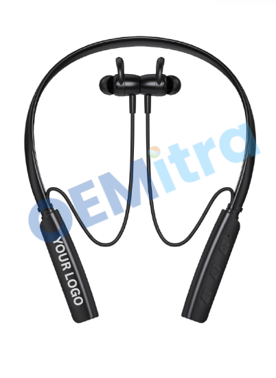 Custom Bluetooth Neckband NB_045 – OEM Manufacturing with Logo & Branding