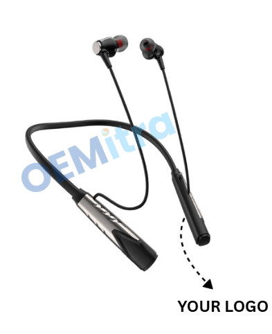 Custom Bluetooth Neckband NB_040 – OEM Manufacturing with Logo & Branding