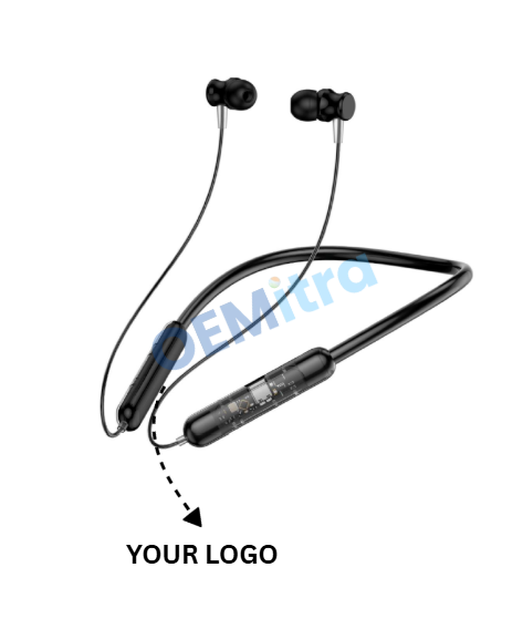 Custom Bluetooth Neckband NB_034 – OEM Manufacturing with Logo & Branding