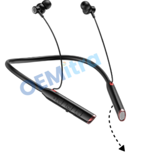 Custom Bluetooth Neckband NB_033 – OEM Manufacturing with Logo & Branding