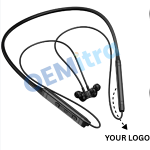 Custom Bluetooth Neckband NB_017 – OEM Manufacturing with Logo & Branding