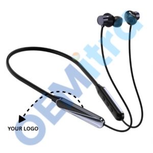 Custom Bluetooth Neckband NB_009 – OEM Manufacturing with Logo & Branding