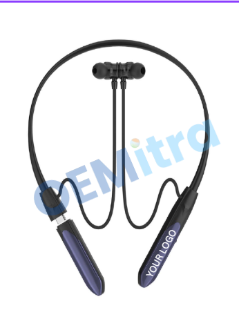Custom Bluetooth Neckband NB_003 – OEM Manufacturing with Logo & Branding
