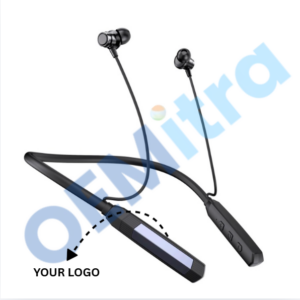 Custom Bluetooth Neckband NB_002 – OEM Manufacturing with Logo & Branding