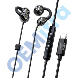 Custom Wired Earphones HF_044 – OEM Manufacturing with Logo & Branding