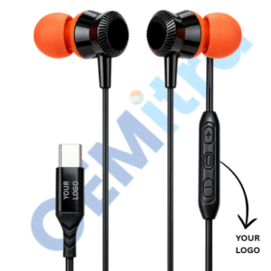 Custom Wired Earphones HF_043 – OEM Manufacturing with Logo & Branding